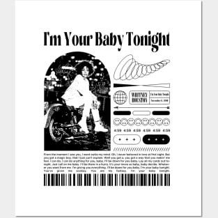 Whitney Houston 80s 90s I'm Your Baby Tonight Posters and Art